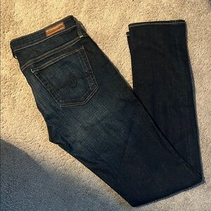 Ag Adriano Goldschmied Dark Wash Skinny Jeans